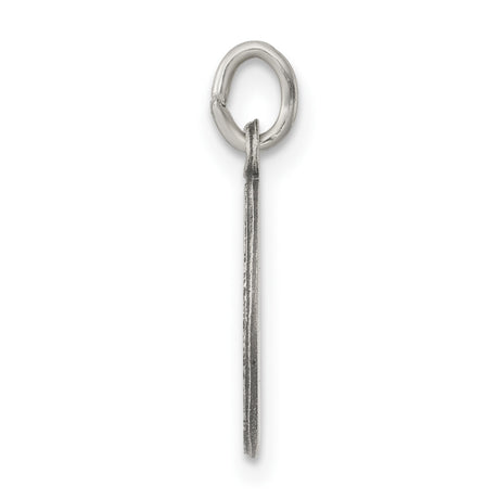 Sterling Silver Confirmation Pendant with Raised Cross and Radiant Beam Cloud Detail