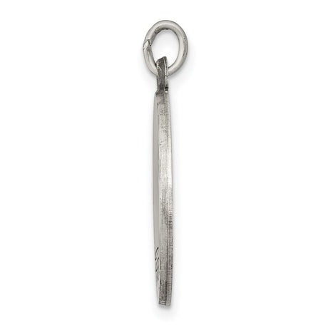 Sterling Silver Confirmation Pendant with Radiant Cross and Cloud Details for Men and Women