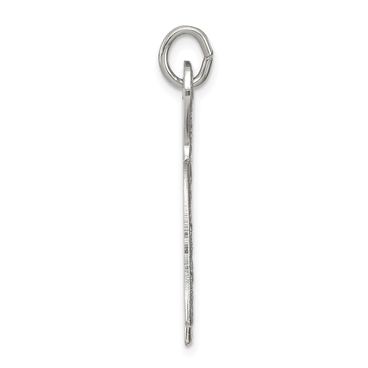 Solid Chai Life Symbol Charm Pendant in Real 925 Sterling Silver