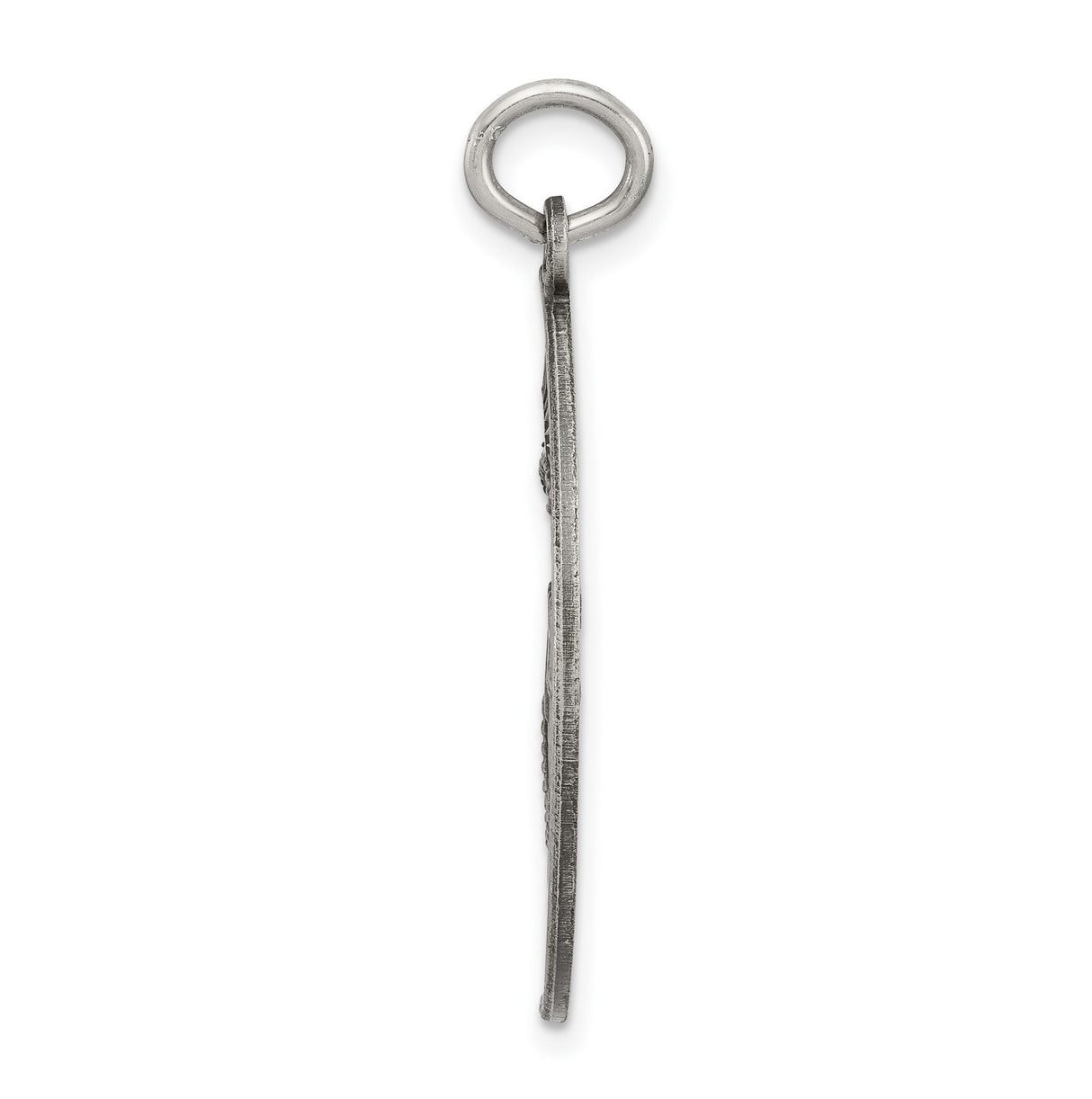 Break Apart Mizpah with Emotional Bond Words on Back Charm Pendant in Real 925 Sterling Silver