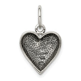 Antiqued Hope Charm Pendant in Real 925 Sterling Silver