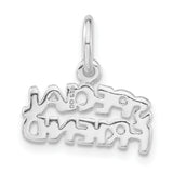 Special Friend Charm Pendant in Real 925 Sterling Silver