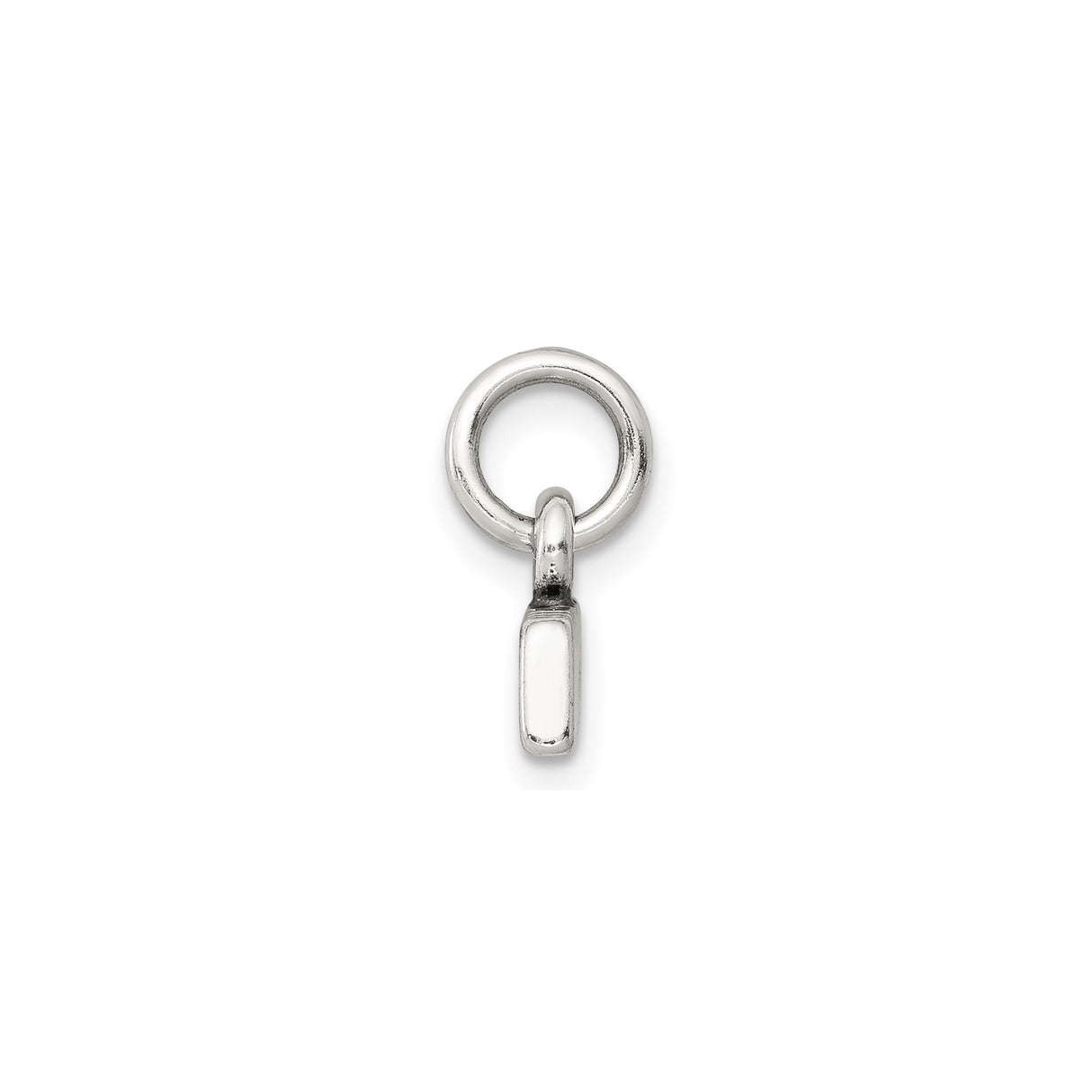 Sterling Silver Grandma Pendant Charm with Bold Block Letters, Sentimental Jewelry for Women