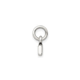 Sterling Silver Grandma Pendant Charm with Bold Block Letters, Sentimental Jewelry for Women
