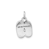 Sterling Silver Binoculars Pendant, Realistic Explorer Charm for Travel and Outdoor Adventures