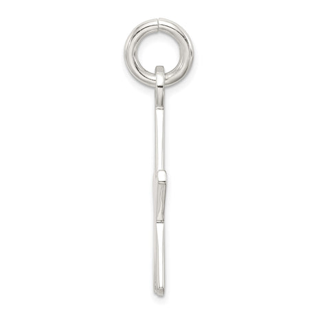 Sterling Silver Star Pendant Charm, Five-Point Minimalist Celestial Design for Women or Unisex Wear