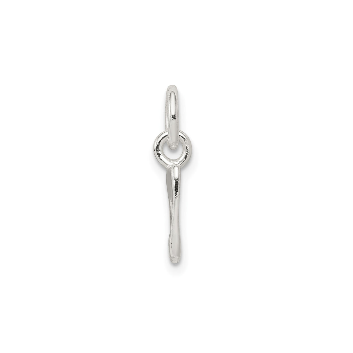 Sterling Silver Music Note Pendant Charm, Stylized Eighth Note Symbol for Musicians or Music Lovers