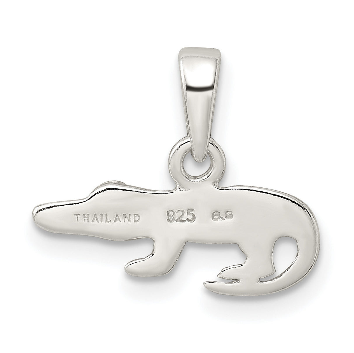Alligator Charm Pendant in Real 925 Sterling Silver