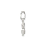 Sterling Silver Dolphin Pendant with Heart Charm, Ocean-Inspired Animal Jewelry for Women
