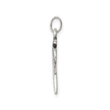 Sterling Silver Palm Tree Pendant, Tropical Island Vacation Charm Jewelry