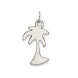 Sterling Silver Palm Tree Pendant, Tropical Island Vacation Charm Jewelry