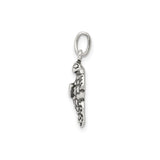 Sterling Silver Sea Turtle Pendant with Raised Heart, Nautical Ocean-Inspired Jewelry