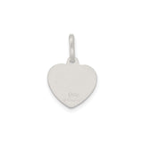 Sterling Silver Cherub Pendant with Angel Relief and Heart Design, Christian Spiritual Jewelry
