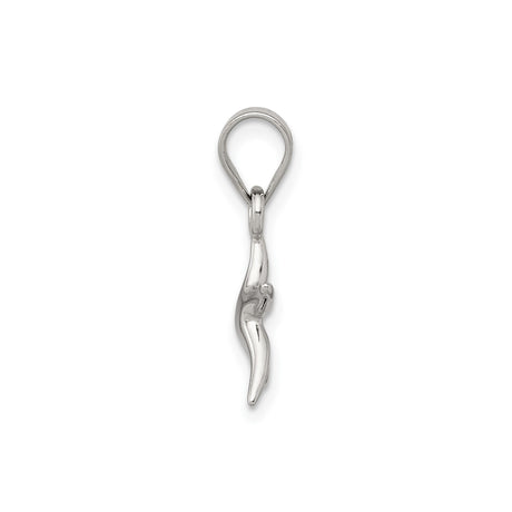 Sterling Silver Starfish Pendant, Polished Nautical Ocean-Inspired Jewelry for Women