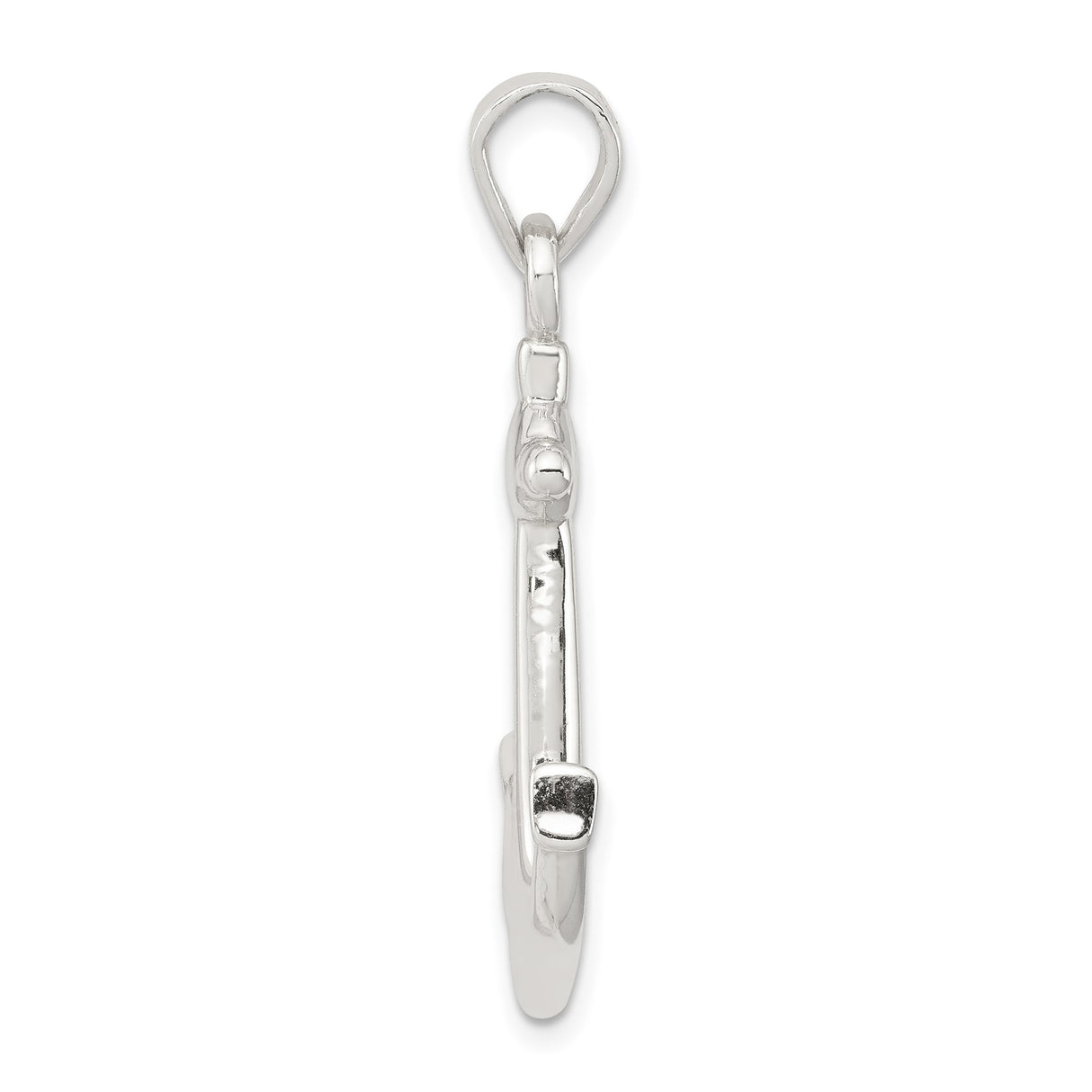 Sterling Silver Anchor Pendant, Nautical Symbol of Hope, Strength and Faith, Unisex Christian Jewelry