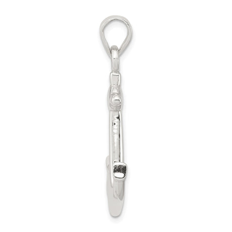 Sterling Silver Anchor Pendant, Nautical Symbol of Hope, Strength and Faith, Unisex Christian Jewelry