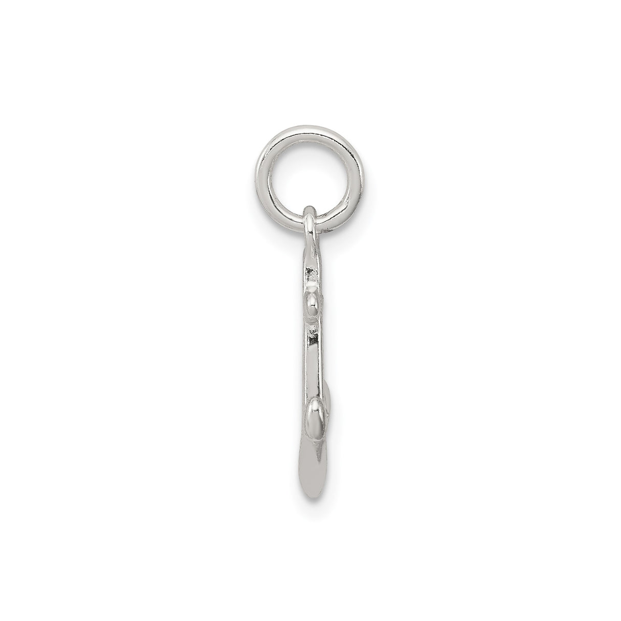 Sterling Silver Anchor Pendant Charm, Nautical Maritime Theme, Symbol of Faith for Women or Unisex Wear