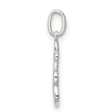 Hope, Faith, and Charity 15x7mm Charm Pendant in Real 925 Sterling Silver