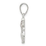 Cats Charm Pendant in Real 925 Sterling Silver