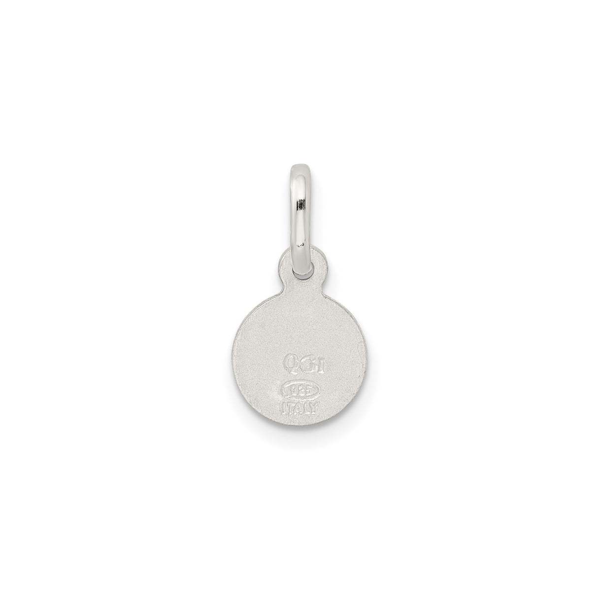 Sterling Silver Angel Pendant with Cherub Design, Religious and Spiritual Theme, Unisex Jewelry