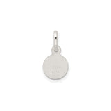 Sterling Silver Angel Pendant with Cherub Design, Religious and Spiritual Theme, Unisex Jewelry