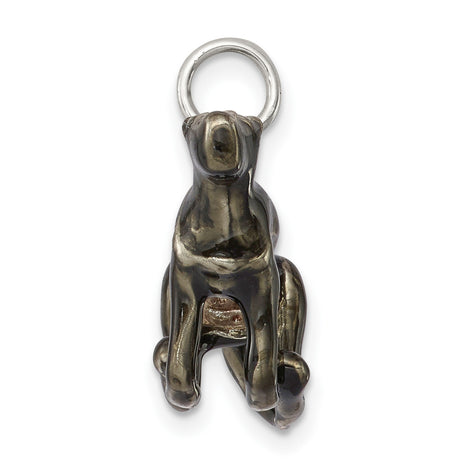 Sterling Silver Panther Pendant, Sculpted Jungle Cat Animal Totem for Women and Men