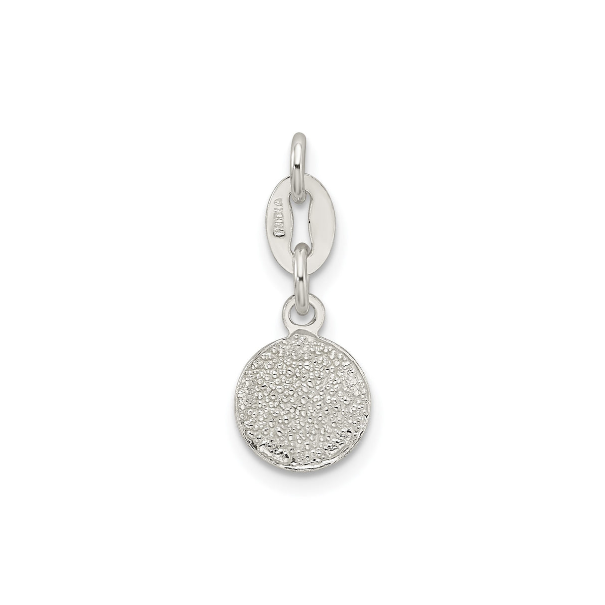 Sterling Silver Soccer Ball Pendant with Black and White Enamel Detailing, Unisex Sports Charm