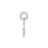 Sterling Silver Soccer Ball Pendant Charm with Black and White Enamel, Unisex Sports Jewelry