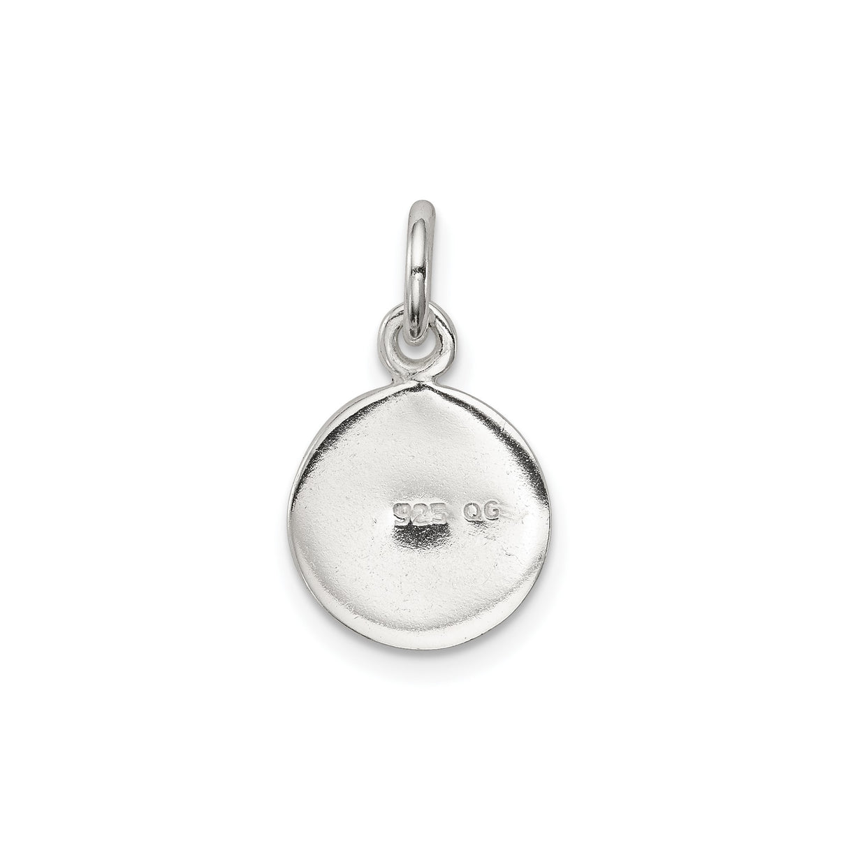 Sterling Silver Soccer Ball Pendant Charm with Black and White Enamel, Unisex Sports Jewelry