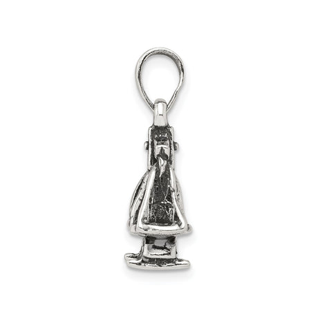 Sterling Silver Justice Pendant Featuring Scales of Justice Symbol for Men and Women