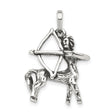 Sagittarius Centaur Archer Zodiac Sign Charm Pendant in Real 925 Sterling Silver