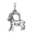 Capricorn Goat Zodiac Symbol Charm Pendant in Real 925 Sterling Silver