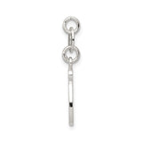 Sterling Silver Madonna Pendant, Minimalist Virgin Mary Religious Charm for Women