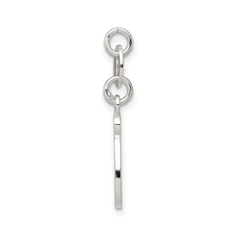 Sterling Silver Madonna Pendant, Minimalist Virgin Mary Religious Charm for Women