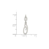 Sterling Silver Madonna Pendant, Minimalist Virgin Mary Religious Charm for Women