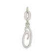 Sterling Silver Madonna Pendant, Minimalist Virgin Mary Religious Charm for Women