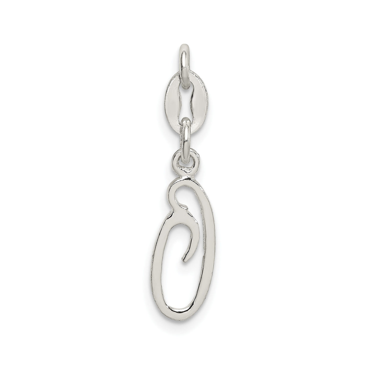 Sterling Silver Madonna Pendant, Minimalist Virgin Mary Religious Charm for Women
