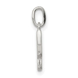 Initial A Charm Pendant in Real 925 Sterling Silver