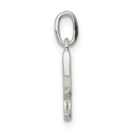 Initial A Charm Pendant in Real 925 Sterling Silver