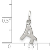 Initial A Charm Pendant in Real 925 Sterling Silver