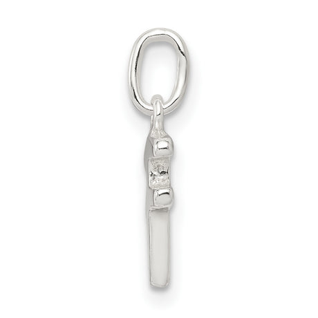 Initial F Charm Pendant in Real 925 Sterling Silver