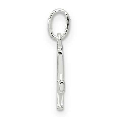 Initial K Charm Pendant in Real 925 Sterling Silver