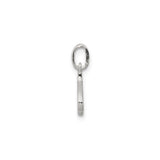 Sterling Silver Initial N Pendant, Script Style Letter Charm, Dainty Monogram Jewelry for Women