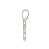 Sterling Silver Pisces Zodiac Pendant, Celestial Symbol Charm for Women or Unisex