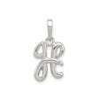 Sterling Silver Pisces Zodiac Pendant, Celestial Symbol Charm for Women or Unisex