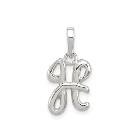 Sterling Silver Pisces Zodiac Pendant, Celestial Symbol Charm for Women or Unisex