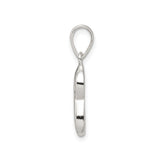 Sterling Silver Infinity Pendant, Abstract Figure Eight Symbol, Minimalist Spiritual Jewelry for Women