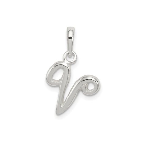 Sterling Silver Aries Pendant with Polished Zodiac Symbol, Fire Sign Astrology Charm for Women