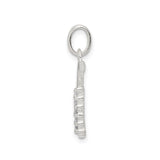 Sterling Silver Initial G Pendant with Cubic Zirconia, Polished Letter Charm for Women