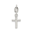 Sterling Silver Cross Pendant with Sleek Minimalist Design for Men and Women